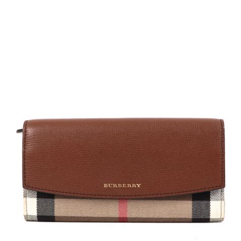 Burberry House Check Leather Wallet 